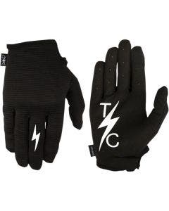 Thrashin Supply Company Black/Black Stealth Motorcycle Gloves