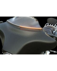 Street Magic Truflex Windshield Trim Led Turn Signals 4 Harley Smoke Amber