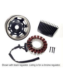 Drag Chrome Stator & Regulator Charging Kit OE Spec Harley Touring M8 17-Up