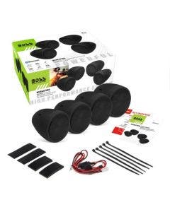 Boss Audio 1000 Watt Built-In Amp Bluetooth 3" Speaker Kit with Volume Control