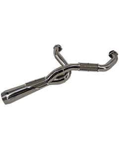 Trask TM-5120PO Polished Big Sexy 2-1 High Performance Exhaust Harley FLH 07-16