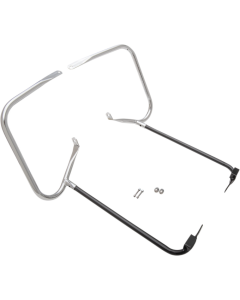 Drag Chrome Saddlebags Guards Support Kit OE Harley Touring FLT 97-08