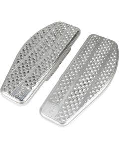 Thrashin Supply Co Raw Billet Aluminum Rear Passenger Floorboards Harley 93-18