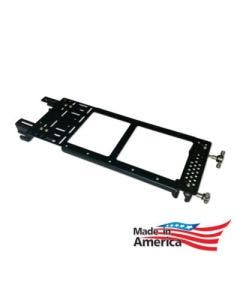 Rickrak Black Quick Attach Rack Universal Mount Harley or Metric Custom Bagger