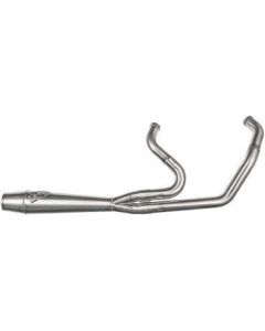 Sawicki 2 into 1 Raw Shorty Length Cannon Exhaust Harley TC Touring 95-16