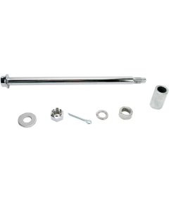 Drag Specialties Chrome Rear Axle Kit Harley Softail FX FL 00-07 DS223047