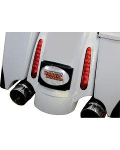 Paul Yaffe Bagger Nation CVO Black Universal Stealth III License Plate Frame Kit