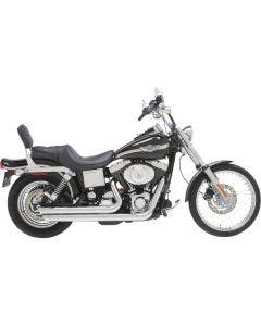 Vance & Hines Chrome Big Shots Staggered Exhaust '91-'05 Harley Dyna