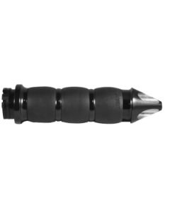 Avon Grips Velvet Air Cushion Spike Black Anodized Grips for Harley Cable 