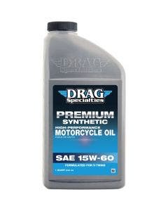 Drag 1 US Quart 15W60 High Performance Fully Synthetic Engine Oil for V-Twin