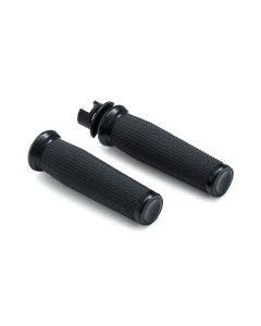 Kuryakyn 5945 Satin Black Thresher Grips 14-17 Indian Chief 0630-2371 06302371 485043