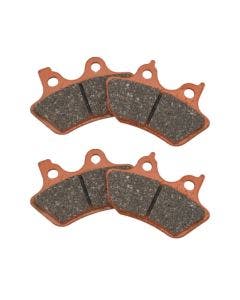 EBC FA400V x2  Semi Sintered Front/Rear Brake V Pads Harley Big Twin 00-07 44082-00 Repl.