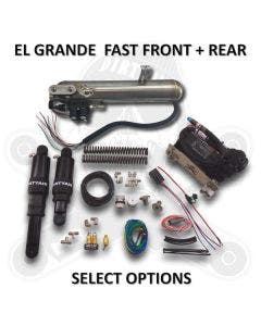 Dirtyworks Dirty Air "El Grande" Front and Rear Complete Fast-Up Tank Kit for Harley 00-22