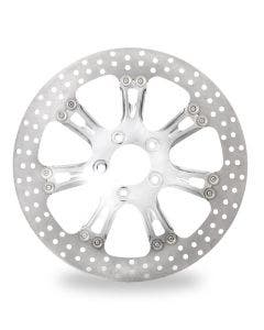 Performance Machine PM Virtue Polished Front 13" Brake Rotor Harley 00-16
