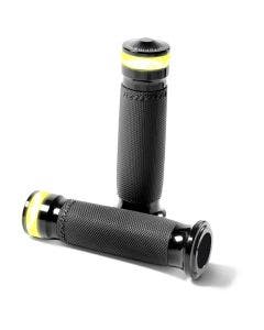 Performance Machine 0063-2100M-B Contour LED Indicator Black 1" TBW Bar Grips