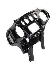 Hogworkz Vivid Black Front Inner Speedometer Cowl Fairing Harley Touring 14-23