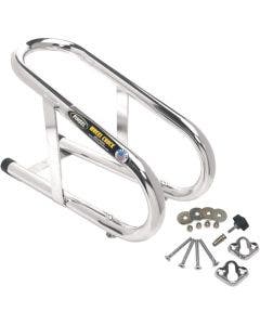 Pingel Chrome 3.5" Removable Motorcycle Wheel Chock for Wheel up to 3.5" Wide