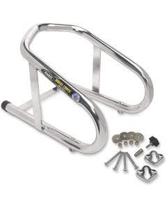 Pingel Chrome 6.5" Removable Motorcycle Wheel Chock for Wheel up to 6.5" Wide