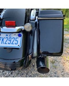 Custom Dynamics Black Smoke Lens Fender Fillerz Fascia Panel Harley FL 14-Up