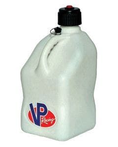 VP Racing 3522 White Square Gas Jerry Can Fuel Jug Off-Road Track Street