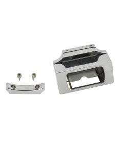 Wild 1 One WO540 Chrome Gauge Relocation Mount 18-22 Harley Softail FXBB FXBR/S