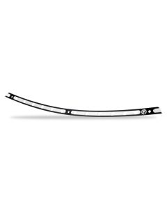 PM Performance Machine Hole Shot Windshield Trim Black Contrast Cut Harley 14-22