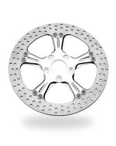 Performance Machine PM Wrath Polished Front 13" Brake Rotor Harley 00-15
