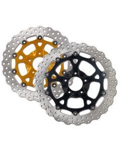 Performance Machine Dominator Raceline Full Floating Brake Rotor Black or Gold