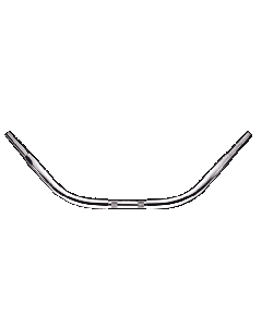 Wild 1 One Chubbys Beach Bar Handlebar Chrome for Harley Davidson
