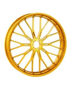 Arlen Ness Gold 19" x 3.25" Y-Spoke Rim Front Wheel Machined Motorcycle 71-557