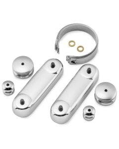 National Cycle KIT-Q103 Chrome Switchblade Windshield Mounting Kit 05-17 Victory