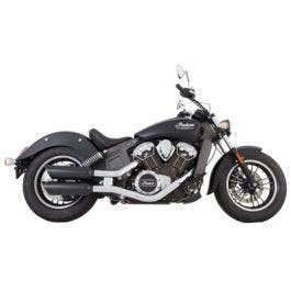 Tab Performance Short 4 Black Slip On Muffler Indian Scout 15 up