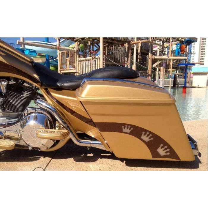 Road king shop stretched side covers