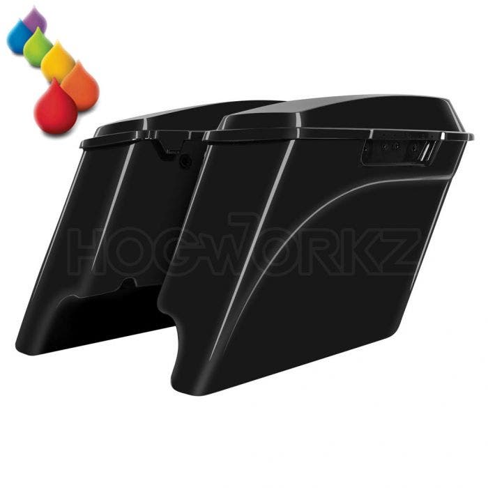 Color matched discount extended saddlebags