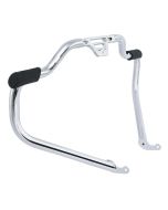 Hogworkz Chrome 1.25" Engine Guard Crash Bar Harley FL Softail M8 18-Up