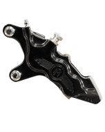 Performance Machine PM Black 6 Piston 13" Front Left Side Caliper 00-16 Harley