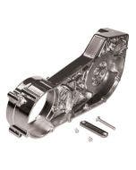Mid USA 78221 V-Factor Chrome Inner Primary Covers Harley Wide Tire Softail 90-93
