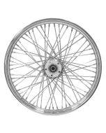 Mid USA 51664 V-Factor Chrome 60 Spoke 21x3.25" Front Wheel 3/4" Harley FXST FXD