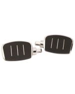 Chrome Streamliner Styled 4" Adjustable Mini Floor Board Set Harley Models