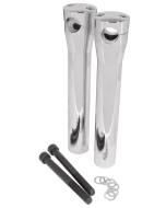 Chrome 1" Handlebar Riser Set 10" Harley & Custom Chopper Bagger 41017