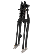 Mid USA 35251 18" Black Antique Style Springers 1" OD Stem Harley & Custom 