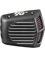 K&N RK-3955 Black Street Metal Intake Air Filter Kit HD M8 Touring Softail 17-Up