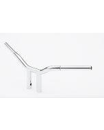 LA Choppers LA-7337-08 Chrome 1-1/4" 8" Rise Kage Fighter T-Bars Handlebars TBW