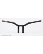 LA Choppers LA-7338-08B Black 1-1/4" 8" Rise 7" PullBack Kage Fighter T-Bars TBW