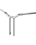 LA Choppers LA-7337-16 Chrome 1-1/4" 16" Rise Kage Fighter T-Bars Handlebars TBW