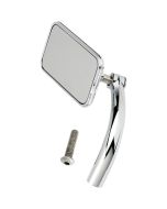 Biltwell Chrome Square Utility Mirror Perch Mount for Harley Metric Custom (ea)