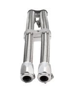 Jagg 0711-0237 Stainless Steel Braided Oil Cooler Hose Upgrade Kit Harley Metric