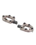 Arlen Ness 07-959 Titanium Billet MX Driver Footpegs Set Harley Softail 18-Up