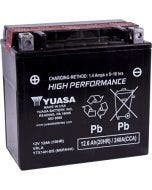 Yuasa YTX14H-BS High Performance AGM Maintenance-Free Battery ATV Motorcycle