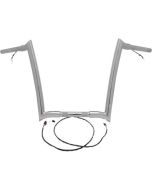 Paul Yaffe Bagger Nation Chrome 1 1/4" Pre-Wired Monkey Bars Harley FLTR 15-20